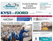Tablet Screenshot of kystogfjord.no